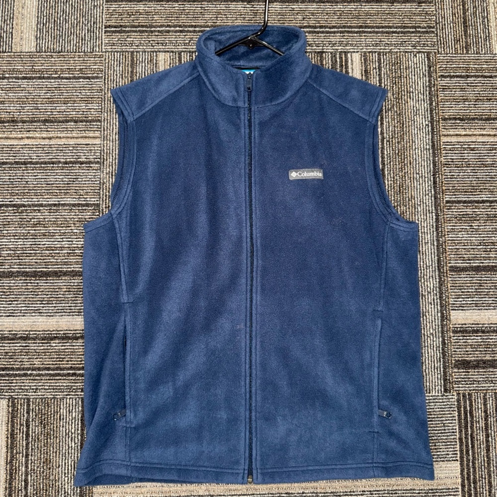 Columbia Blue Suede Vest